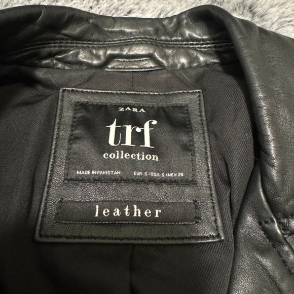 Leather Black Bike Jacket - Picture 3 of 8